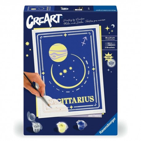 Kit de pintura por números CreArt Sagitário da Ravensburger