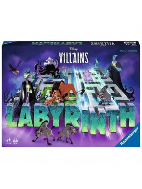 Caixa do jogo de tabuleiro Labirinto Disney Vilões de Ravensburger