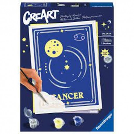 Kit para pintar com números Ravensburger CreArt Câncer