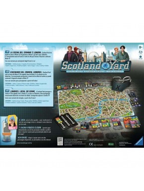 Jogo de tabuleiro Scotland Yard edição renovada