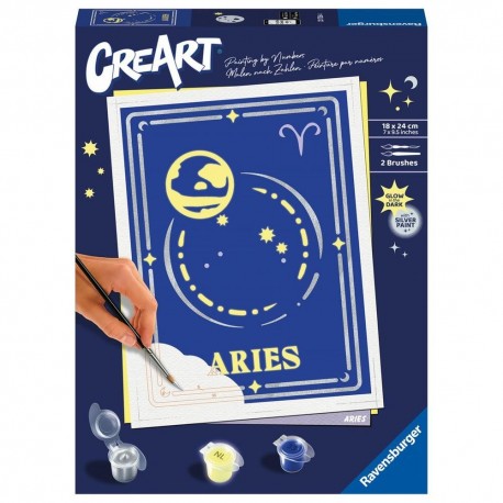 Kit de pintura por números Áries Ravensburger CreArt