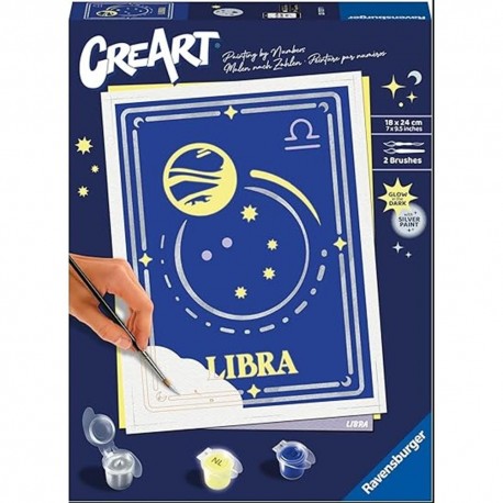 Kit pintar por números Libra Ravensburger CreArt