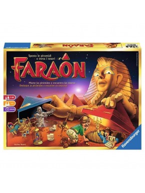 Caja del juego de mesa Ravensburger Faraón con pirámides