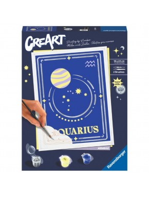 Kit de pintura por números Ravensburger CreArt Aquário