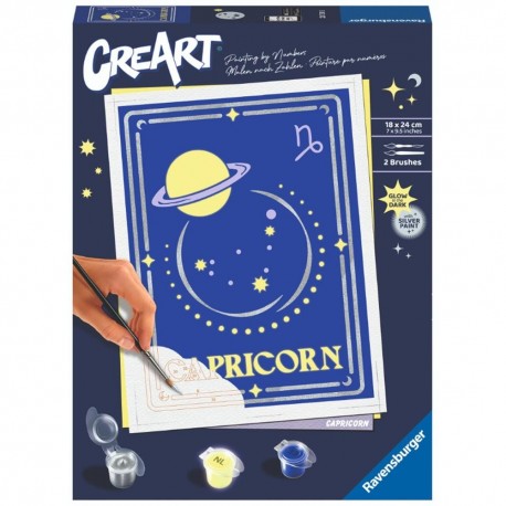 Kit pintar por números Ravensburger CreArt Capricórnio