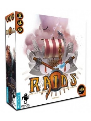 Caixa do jogo de tabuleiro Raids Vikings