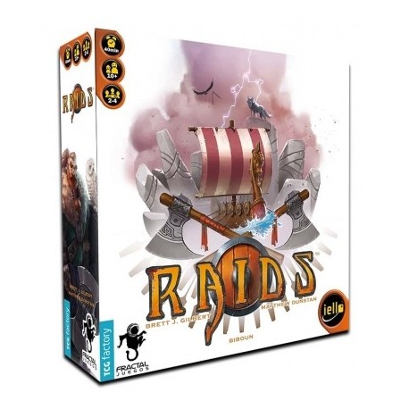 Boîte du jeu de société Raids Vikings