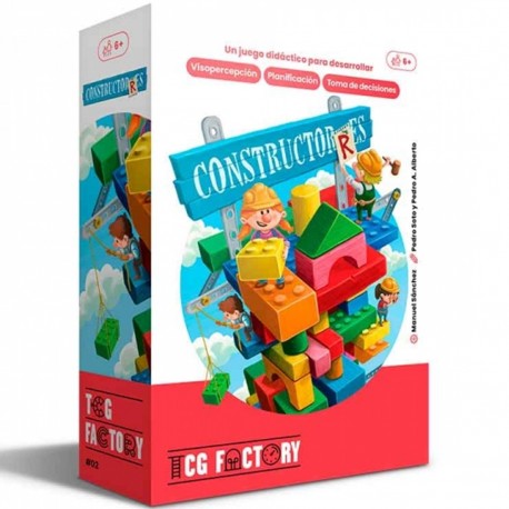 Boîte du jeu de société Constructorres pour enfants