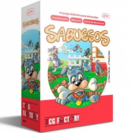 Caja del juego de mesa didáctico Sabuesos para niños