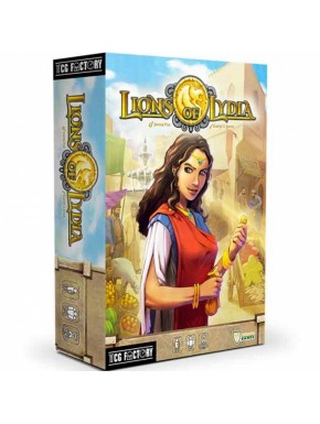 Caja del juego de mesa Lions of Lydia