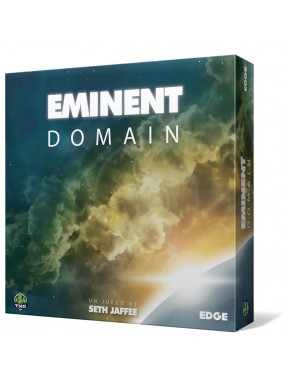 Caja y componentes del juego de mesa Eminent Domain