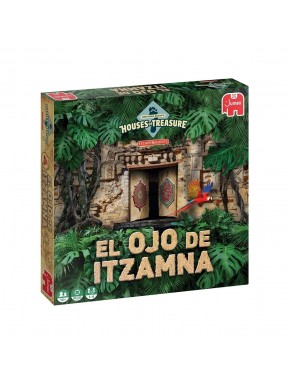 Caixa do jogo O Olho de Itzamna e componentes