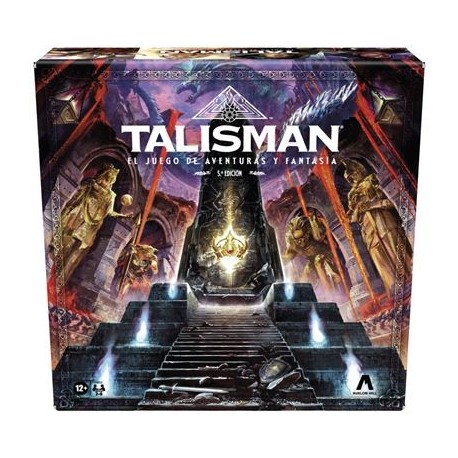 Caja y tablero del juego Talisman de Hasbro