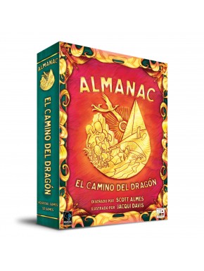 Caja del juego de mesa Almanac: El Camino del Dragón