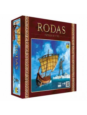 Caja del juego de mesa Rodas con diseño de barco y Coloso