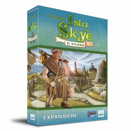 Caja de expansión Isla de Skye El Viajero para juego de mesa