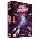 Caja del juego de mesa Space Dragons con diseño espacial