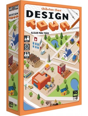 Caja del juego de mesa Design Town