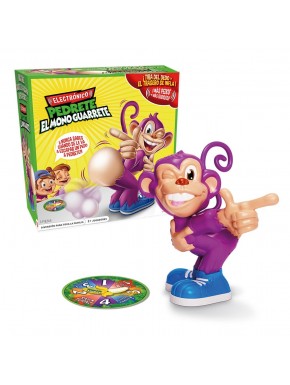 Juego de mesa Pedrete el Mono Guarrete con mono y ruleta