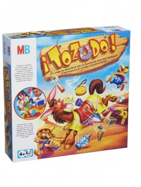 Caixa do jogo Hasbro Buckaroo! com burro