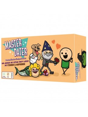 Caixa do jogo de tabuleiro Master Dater da Cyanide & Happiness