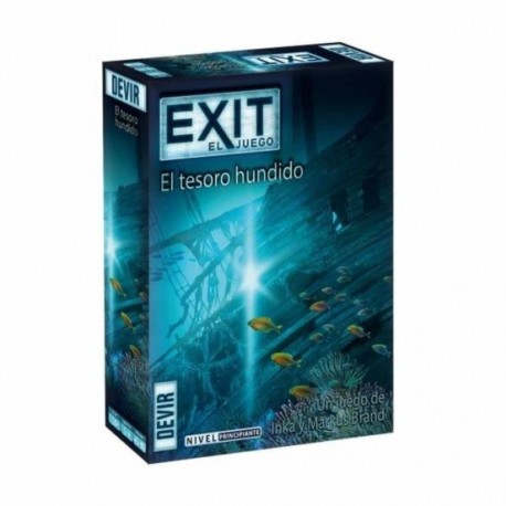 Caja del juego de mesa Devir Exit 7 - El Tesoro Hundido