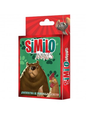 Caja y cartas del juego Similo Animales