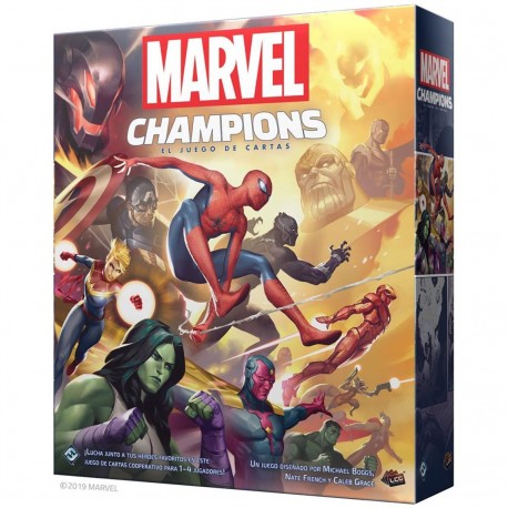 Caja de juego Marvel Champions: El Juego de Cartas