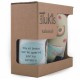 Pack Tuki caneca e mini travesseiro zombie