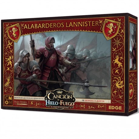 Caja Juego de Miniaturas Alabarderos Lannister