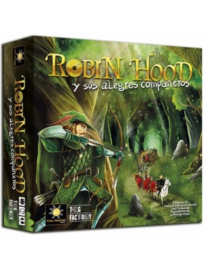 Caixa do jogo de tabuleiro Robin Hood e seus companheiros