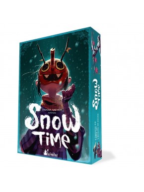 Caixa e tabuleiro do jogo de tabuleiro Snow Time