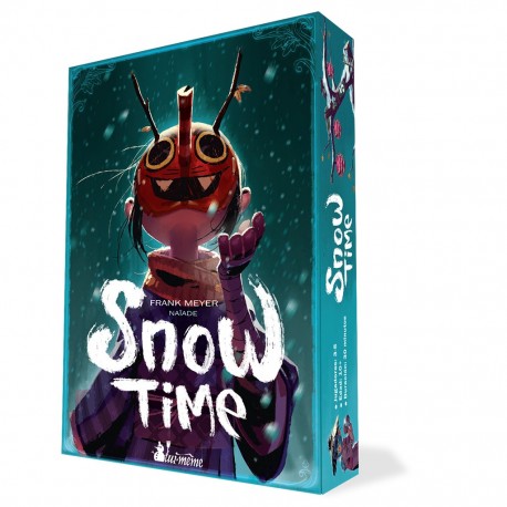 Caixa e tabuleiro do jogo de tabuleiro Snow Time