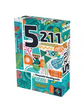 Caja y cartas del juego 5211 con diseño colorido