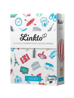 Caixa do jogo de cartas LinkTo Viagens da Zygomatic