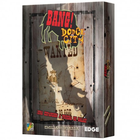 Caja y cartas del juego Bang Dodge City