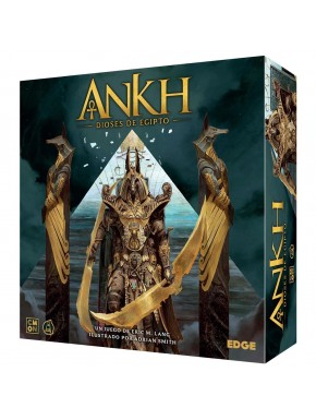 Caja del juego de mesa Ankh: Dioses de Egipto