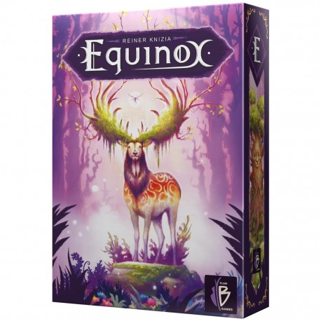 Caja del juego de mesa Equinox Edición Morada