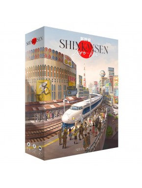 Caja del juego de mesa Shinkansen Zero-Kei