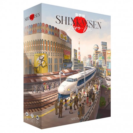 Caja del juego de mesa Shinkansen Zero-Kei