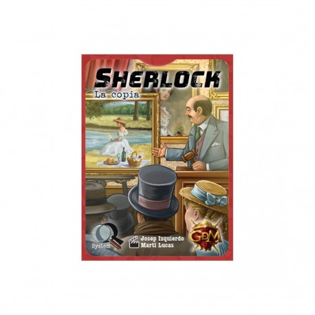 Caja del juego de mesa Sherlock: La Copia de GdM Games