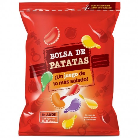 Jogo de cartas Bolsa de Batata com fichas e tabuleiros