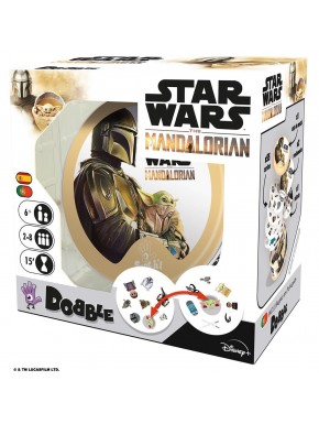 Juego Dobble Star Wars Mandalorian en lata