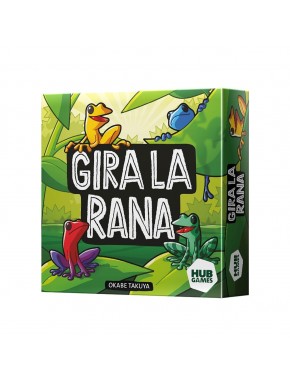 Caixa e tabuleiro do jogo de tabuleiro Gira la Rana