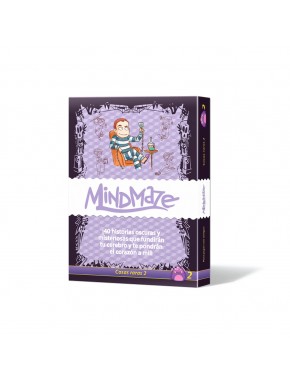 Caja y cartas del juego Mind Maze: Cosas Raras 2