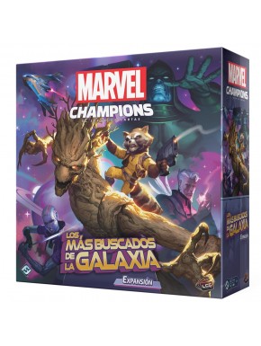 Caja expansión Marvel Champions Los Más Buscados de la Galaxia