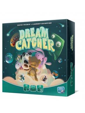 Caixa frontal do jogo de tabuleiro Dream Catcher