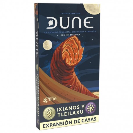 Caja expansión juego de mesa Dune Ixianos y Tleilaxu