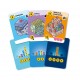 Caixa e cartas do jogo de tabuleiro Happy City