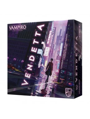 Caja y cartas del juego Vampiro: La Mascarada Vendetta